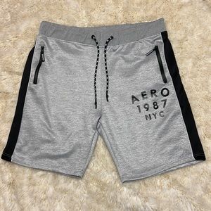 Aeropostale Men Shorts, Gray & Black, Casual